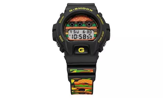汉堡设计元素形象手表