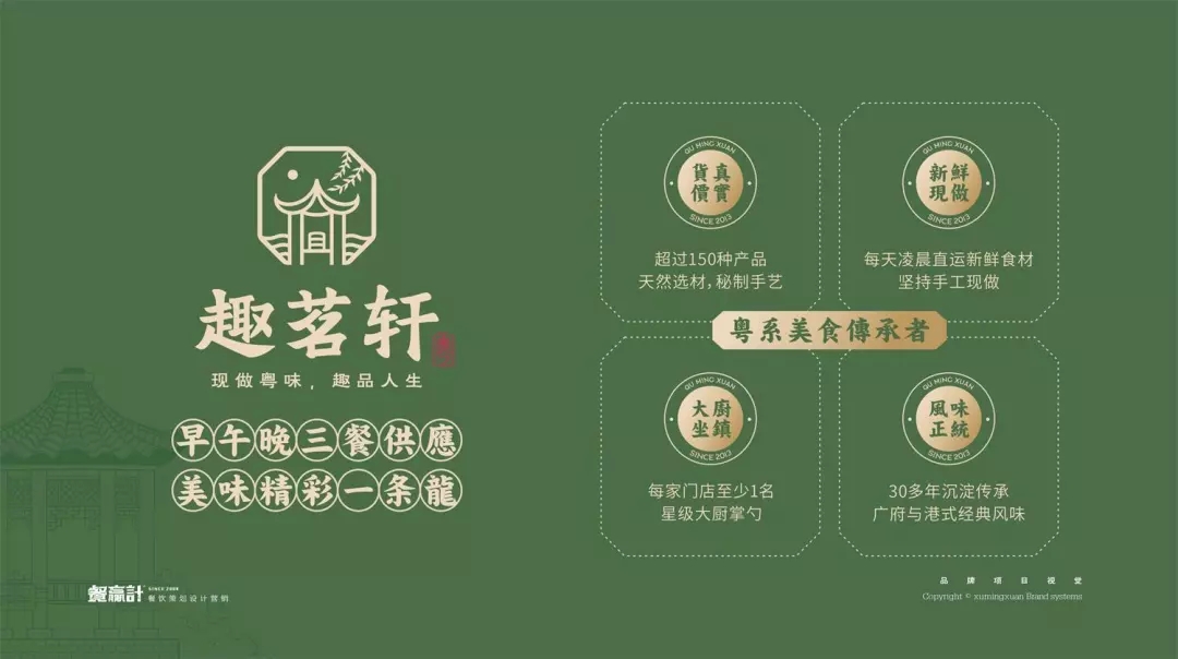 广东粤式早茶餐饮品牌趣茗轩品牌形象设计 广东粤式早茶餐饮品牌趣茗轩品牌形象设计