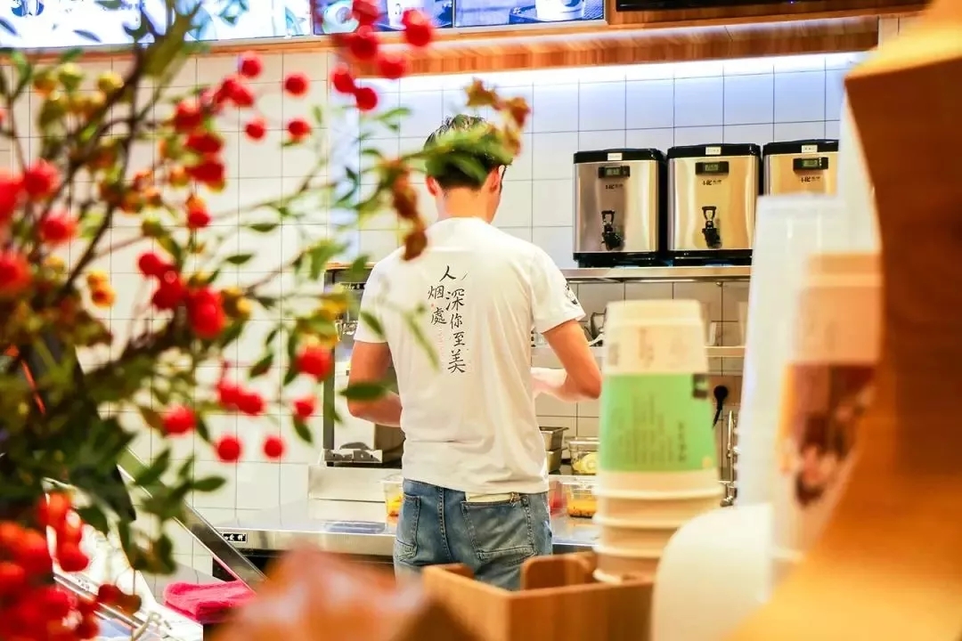 福建连锁餐饮小吃品牌胭脂小串店铺装修